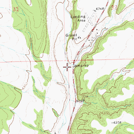 Topographic Map of Long Hollow, CO