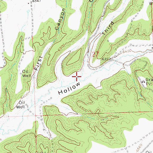Topographic Map of Third Canyon, CO