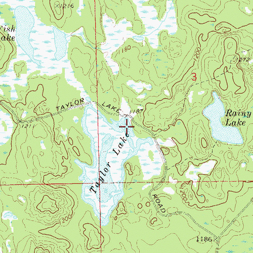Topographic Map of Taylor Lake 2WP1482 Dam, WI