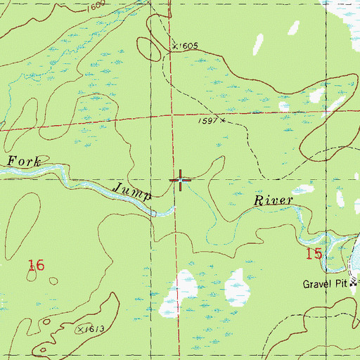 Topographic Map of Moyle Lake 35, WI