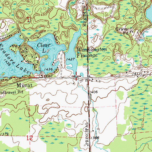 Topographic Map of Bradow Dam D 8092, WI