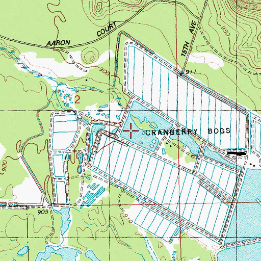 Topographic Map of 10 Reservoir, WI