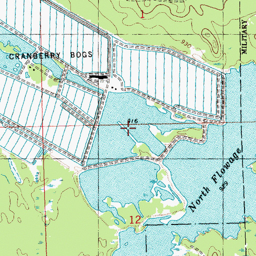 Topographic Map of 10 Reservoir, WI