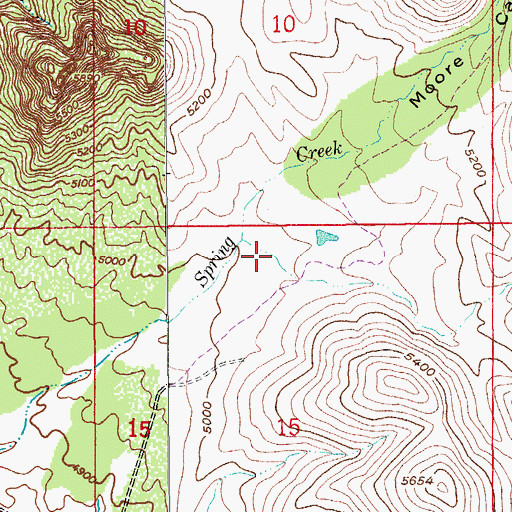 Topographic Map of Bolsa Canyon, AZ