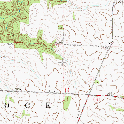 Topographic Map of Craig Sticht H 862 Dam, WI
