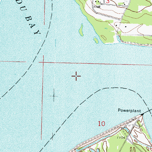 Topographic Map of Lake Dubay 4890, WI
