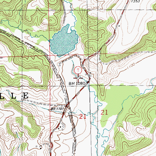 Topographic Map of McCrary Lake 4.61, WI