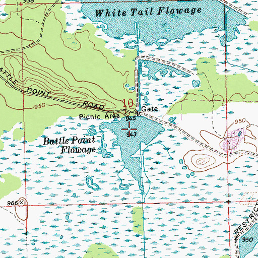 Topographic Map of Resettlement Administration 2 Dam, WI