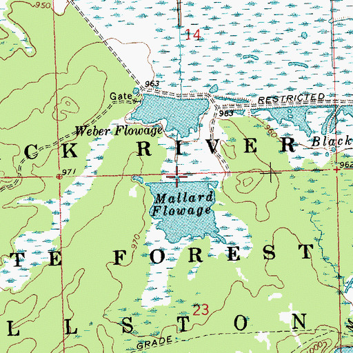 Topographic Map of Resettlement Administration 5 Dam, WI