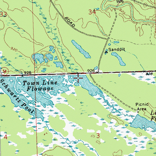 Topographic Map of Resettlement Administration 8 East Dam, WI