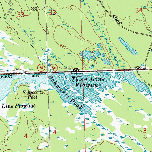 Topographic Map of Resettlement Administration 8 Dam, WI