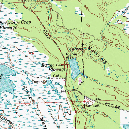 Topographic Map of Resettlement Administration 9 Dam, WI