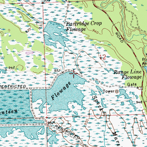 Topographic Map of Resettlement Administration 12 Dam, WI