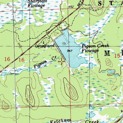 Topographic Map of Resettlement Administration 23 Dam, WI