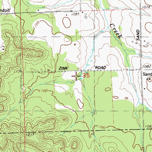Topographic Map of Frelk G8717.2 Dam, WI