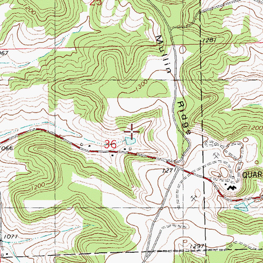 Topographic Map of Leverenz H 35 Dam, WI