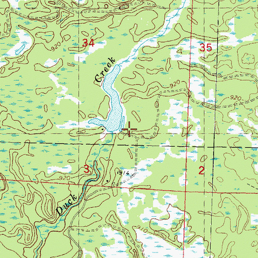 Topographic Map of Schwahn 3NC78806 Dam, WI