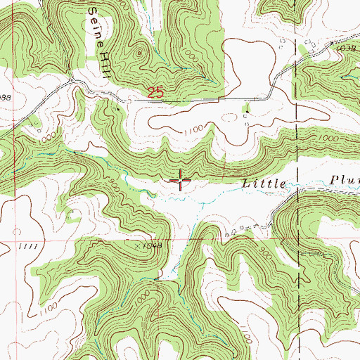 Topographic Map of Mason Marcks Forsythe 1 3WC78817a Dam, WI