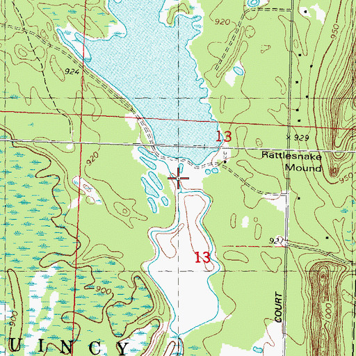 Topographic Map of Fedler 3NC77812 Dam, WI