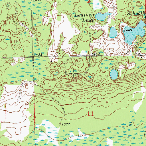 Topographic Map of Patrick J Meyer 3NW78801 Dam, WI