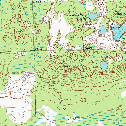 Topographic Map of 0.4 Reservoir, WI