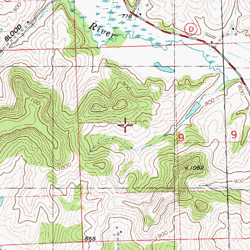 Topographic Map of 0.3 Reservoir, WI