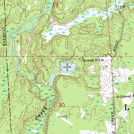 Topographic Map of 0.2 Reservoir, WI