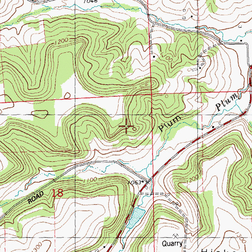 Topographic Map of Polk 3SD78806 Dam, WI