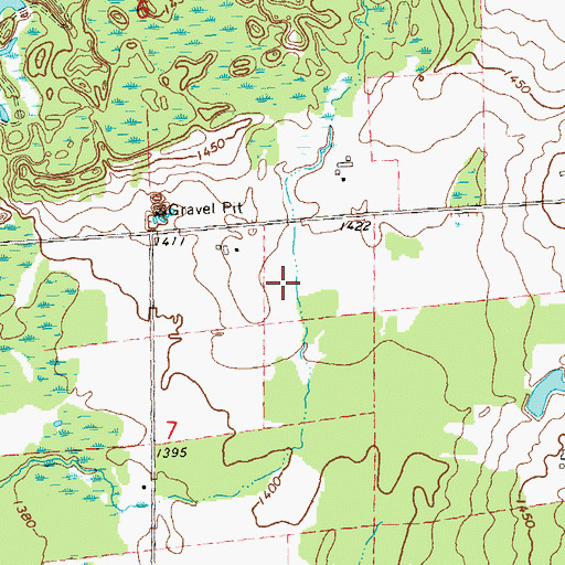 Topographic Map of Meyer 1 G3582.1 Dam, WI