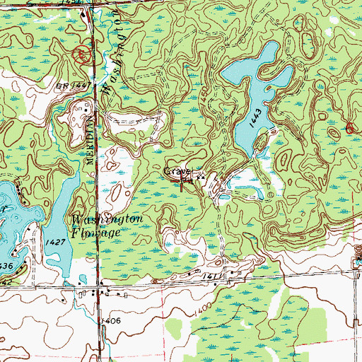 Topographic Map of Meyer 4 G3582.1 Dam, WI