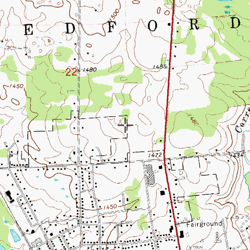 Topographic Map of Weathershield 3NW1536.238 Dam, WI