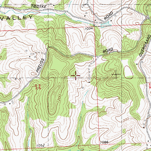 Topographic Map of .15 Reservoir, WI