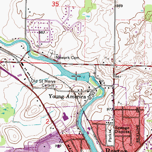 Topographic Map of 204 Reservoir, WI