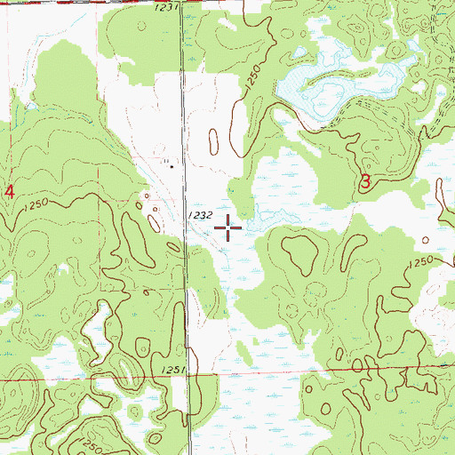 Topographic Map of Propst G1976 Dam, WI