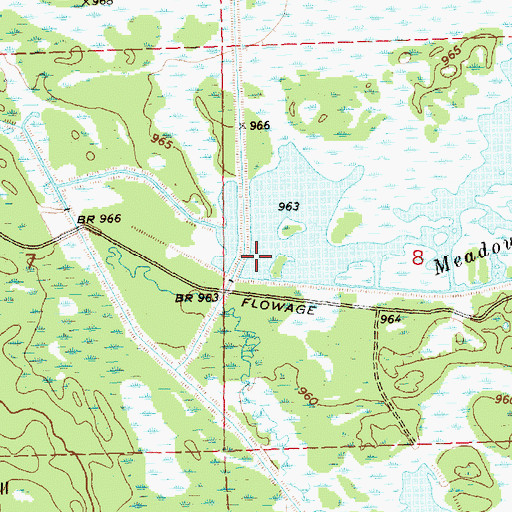 Topographic Map of Meadow Valley Spillway 3 G12.759 Dam, WI