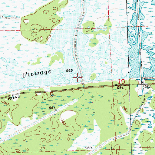 Topographic Map of Meadow Valley Spillway 4 2WP395 Dam, WI