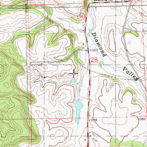 Topographic Map of Behm G8051 Dam, WI