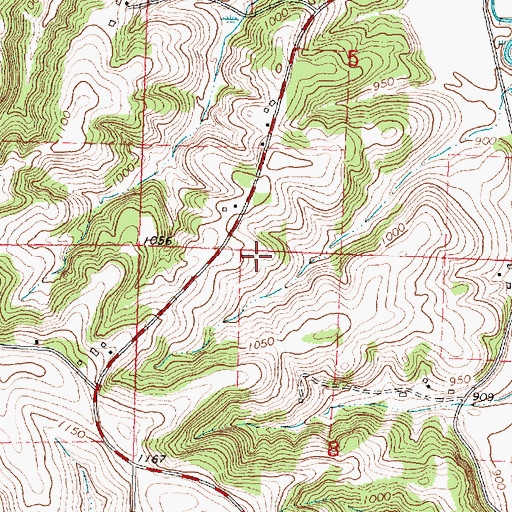 Topographic Map of 0.5 Reservoir, WI