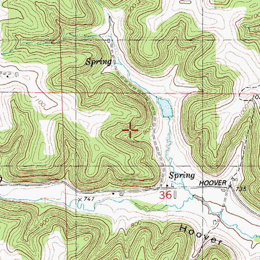 Topographic Map of Windward Farms G8915 Dam, WI
