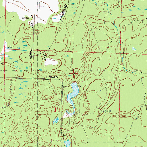 Topographic Map of Lloyd Hilgendorf G-9001 Dam, WI
