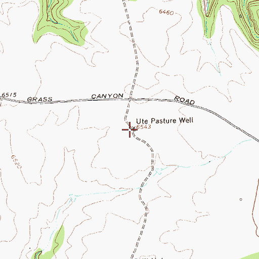 Topographic Map of Ute Pasture Well, CO