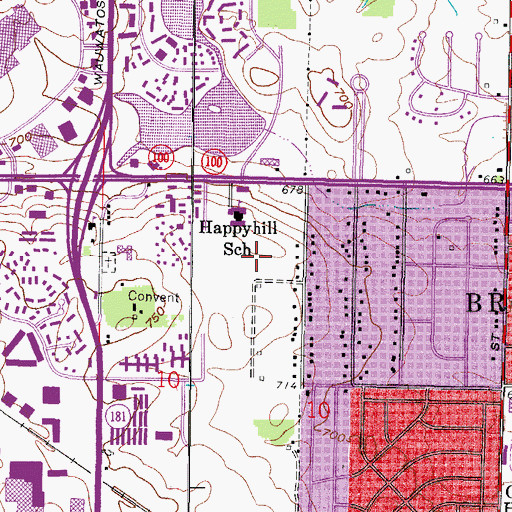 Topographic Map of Northridge Lakes G 3180 Dam, WI