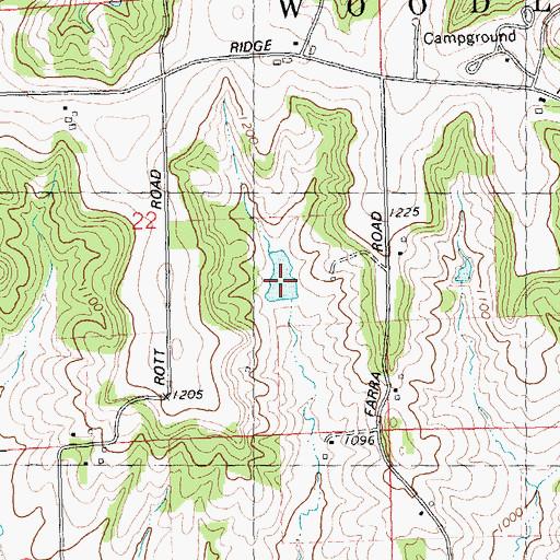 Topographic Map of 0.3 Reservoir, WI