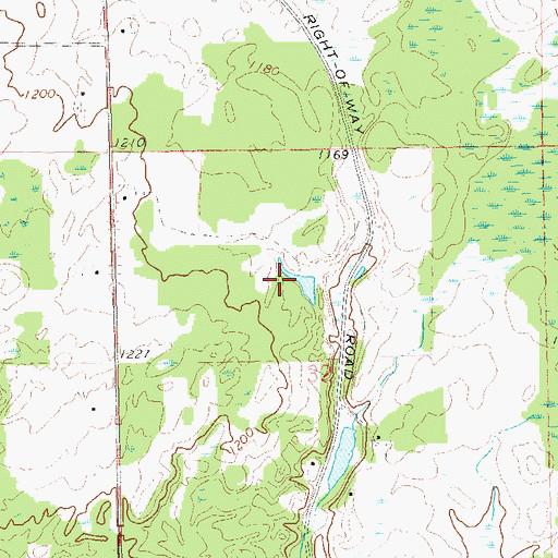Topographic Map of Sieja E-7435 Dam, WI