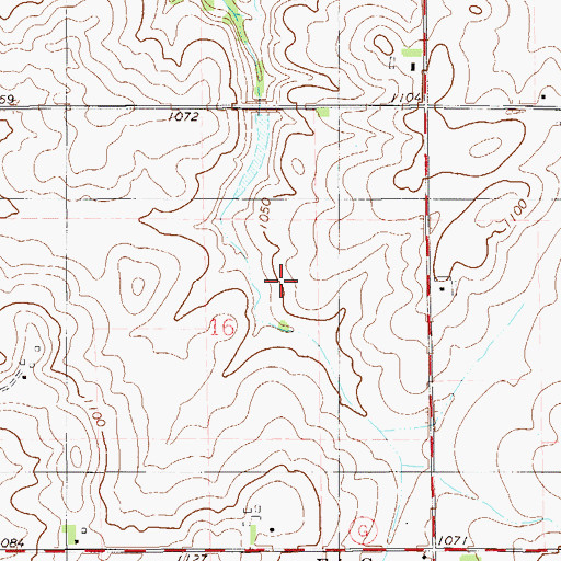Topographic Map of Borgstrom-Erin Prairie Town G9127 Dam, WI