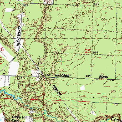 Topographic Map of Carl D4803 Dam, WI