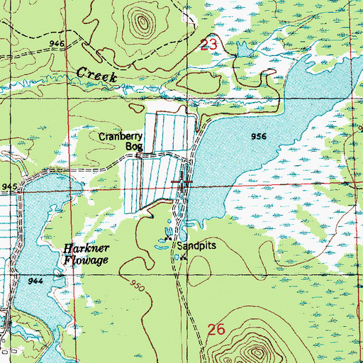 Topographic Map of Lake 27-1 6, WI