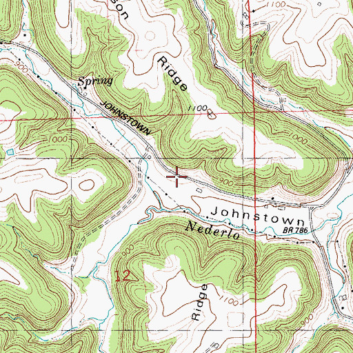 Topographic Map of 2 Reservoir, WI