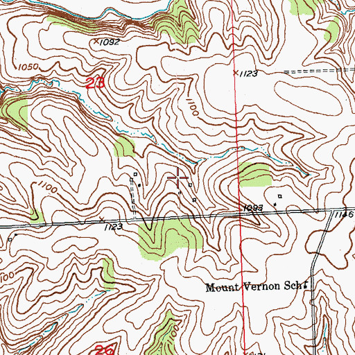 Topographic Map of 0.6 Reservoir, WI