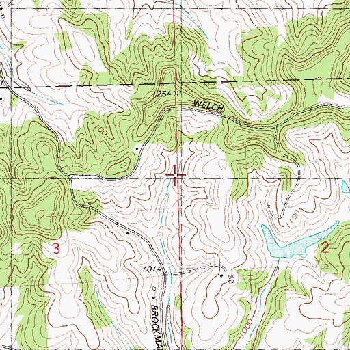 Topographic Map of Cusick Number 1 G3448 Dam, WI